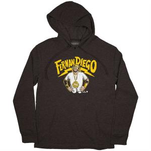 【海外限定版】MLB フェルナンド・タティス ジュニア パドレス パーカー Fernandiego Hoodie Breaking T ブラウン｜mlbshop