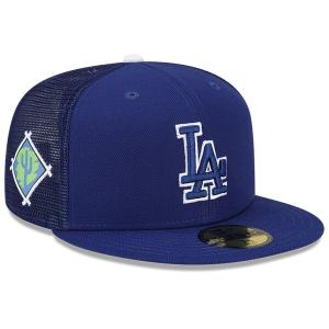 MLB ドジャース キャップ 2022 スプリングトレーニング 59FIFTY Spring Training ニューエラ/New Era レッド｜mlbshop