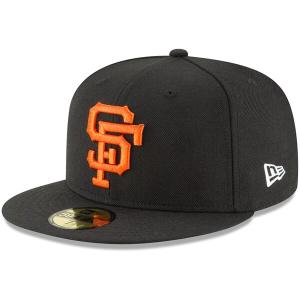 MLB サンフランシスコ・ジャイアンツ 帽子 クーパーズタウン Cooperstown Collection Logo 59FIFTY Fitted ニューエラ/New Era ブラック｜mlbshop