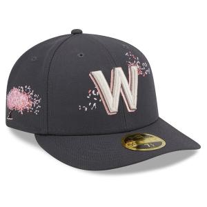 MLB ナショナルズ キャップ シティーコネクト2022 City Connect 59FIFTY ロープロファイル ニューエラ/New Era グラファイト｜mlbshop