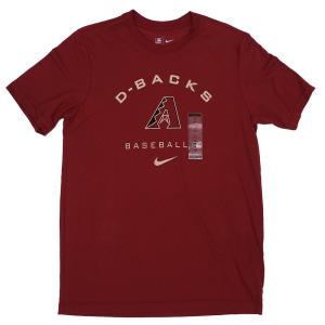 MLB ダイヤモンドバックス Tシャツ 2022 選手着用オーセンティックコレクション Tri-Blend Tee ナイキ/Nike Team Crimson｜mlbshop