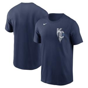 MLB ロイヤルズ Tシャツ 2022 シティーコネクト City Connect Wordmark T-Shirt ナイキ/Nike ネイビー｜mlbshop
