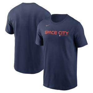 MLB アストロズ Tシャツ 2022 シティーコネクト City Connect Wordmark T-Shirt ナイキ/Nike ネイビー｜mlbshop