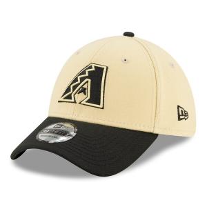 MLB ダイヤモンドバックス キャップ 2021 シティーコネクト City Connect 39THIRTY Flex ニューエラ/New Era ゴールド ブラック｜mlbshop