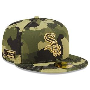 MLB ホワイトソックス キャップ 2022 アームドフォースデー Armed Forces Day On-Field 59FIFTY Fitted ニューエラ/New Era カモ｜mlbshop