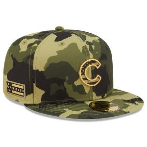 MLB カブス キャップ 2022 アームドフォースデー Armed Forces Day On-Field 59FIFTY Fitted ニューエラ/New Era カモ｜mlbshop