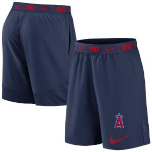 MLB エンゼルス ショーツ プライムタイム ドライフィット Dri-Fit Shorts ハーフパンツ ショート ナイキ/Nike ネイビー レッド｜mlbshop