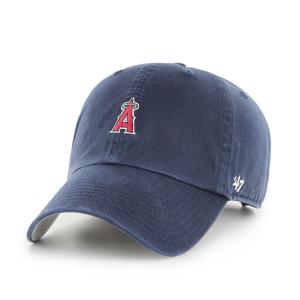 MLB エンゼルス キャップ Base Runner Clean Up Adjustable Hat 47 Brand ネイビー｜mlbshop