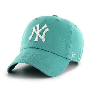 MLB ヤンキース キャップ Clean Up Adjustable Cap 47 Brand ラグーンブルー｜mlbshop