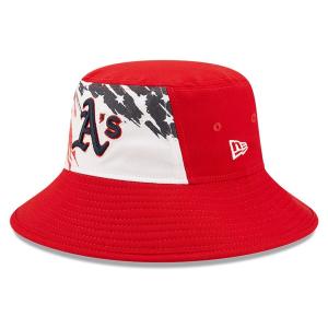 MLB アスレチックス キャップ 2022 独立記念日 4th of July バケットハット ニューエラ/New Era レッド｜mlbshop