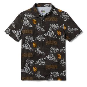 MLB パドレス ポロシャツ ハワイアン PUA PERFORMANCE POLO レインスプーナー Reyn Spooner ブラウン｜mlbshop