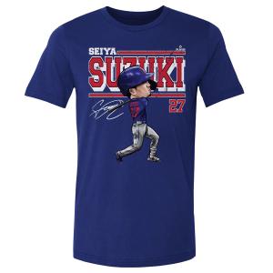 MLB 鈴木誠也 カブス Tシャツ Cartoon T-Shirt 500Level ロイヤル 23wbsf｜mlbshop