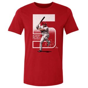 MLB アルバート・プホルス カージナルス Tシャツ St. Louis Outline WHT 500Level レッド｜mlbshop