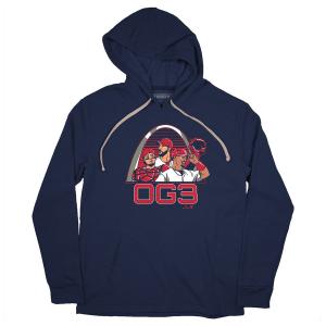 【海外限定版】MLB プポルス ウェインライト モリーナ カージナルス パーカー OG3 Hoodie BreakingT ネイビー｜mlbshop