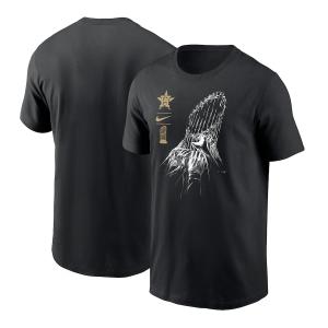 MLB アストロズ Tシャツ 2022 ワールドシリーズ 優勝記念 Champions Raise The Trophy T-Shirt ナイキ/Nike ブラック｜mlbshop