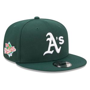 MLB アスレチックス キャップ サイドパッチアップ 9FIFTY Cap ワールドシリーズ 1989 ニューエラ/New Era グリーン｜mlbshop