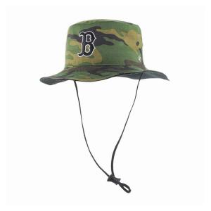 MLB レッドソックス キャップ バケットハット Sarge Bucket Hat 47Brand カモ｜mlbshop
