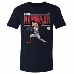 MLB ラーズ・ヌートバー カージナルス Tシャツ St. Louis Cartoon T-Shirt 500Level True Navy 23wbsf｜mlbshop
