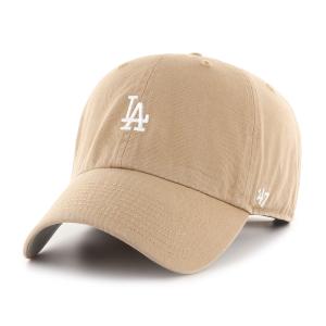 MLB ドジャース キャップ Base Runner Clean Up Cap 47Brand カーキ｜mlbshop