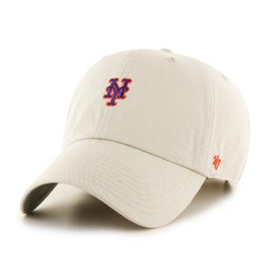 MLB メッツ キャップ Base Runner Clean Up Cap 47Brand ナチュナル｜mlbshop