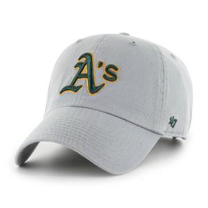 MLB アスレチックス キャップ Clean Up Cap 47Brand ストーム｜mlbshop