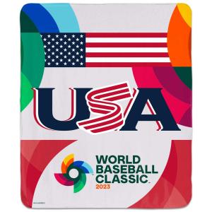 WBC アメリカ代表 グッズ ブランケット 2023 World Baseball Classic Utility Blanket ウィンクラフト/WinCraft｜mlbshop