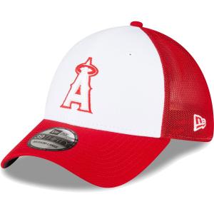 MLB エンゼルス キャップ 2023 バッティングプラクティス 39THIRTY Flex ニューエラ/New Era レッド ホワイト｜mlbshop