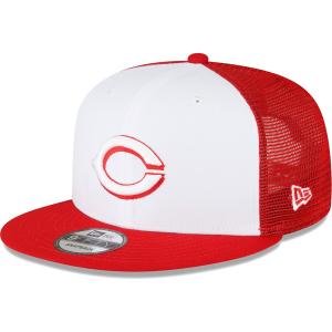 MLB シンシナティ・レッズ キャップ 2023 バッティングプラクティス 9FIFTY スナップバック ニューエラ/New Era レッド ホワイト｜mlbshop