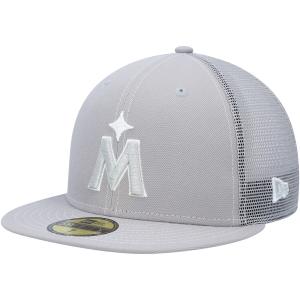 MLB ミネソタ・ツインズ キャップ 2023 バッティングプラクティス オンフィールド 59FIFTY ニューエラ/New Era グレー｜mlbshop