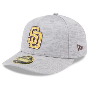 MLB パドレス キャップ 2023 クラブハウス Clubhouse 59FIFTY ロープロファイル ニューエラ/New Era グレー｜mlbshop