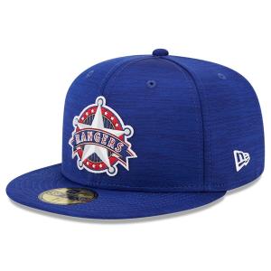 MLB レンジャーズ キャップ 2023 クラブハウス Clubhouse 59FIFTY Fitted ニューエラ/New Era ロイヤル｜mlbshop