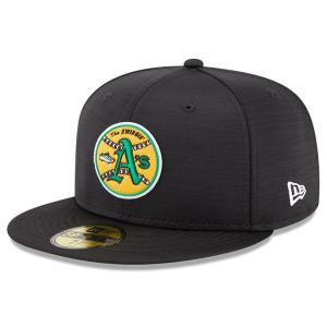 MLB アスレチックス キャップ 2023 クラブハウス Clubhouse クーパーズタウン 59FIFTY ニューエラ/New Era ブラック｜mlbshop