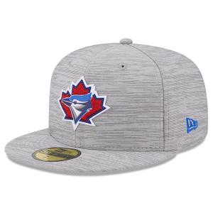 MLB ブルージェイズ キャップ 2023 クラブハウス Clubhouse 59FIFTY Fitted ニューエラ/New Era グレー｜mlbshop