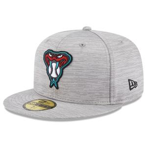 MLB ダイヤモンドバックス キャップ 2023 クラブハウス Clubhouse 59FIFTY Fitted ニューエラ/New Era グレー｜mlbshop