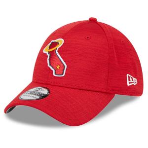 MLB エンゼルス キャップ 2023 クラブハウス Clubhouse 39THIRTY Flex ニューエラ/New Era レッド｜mlbshop