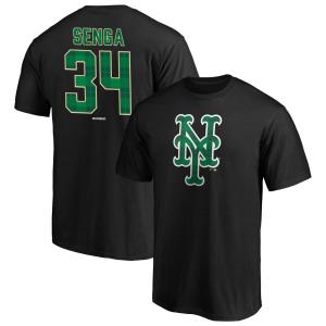 MLB 千賀滉大 メッツ パーカー Emerald Plaid ネーム＆ナンバー T-Shirt Fanatics ブラック｜mlbshop