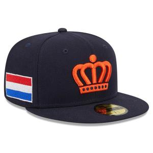 WBC オランダ代表 キャップ 2023 World Baseball Classic 59FIFTY Cap ニューエラ/New Era ブラック｜mlbshop