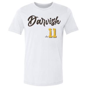 MLB ダルビッシュ有 パドレス Tシャツ San Diego Script T-Shirt 500 Level ホワイト｜mlbshop