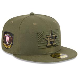 MLB アストロズ キャップ 2023 アームドフォースデー On-Field 59FIFTY Fitted Hat ニューエラ/New Era グリーン｜mlbshop