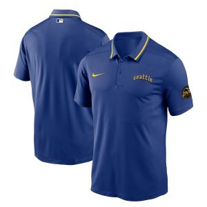 MLB マリナーズ ポロシャツ 2023 シティーコネクト City Connect Knit Performance Polo ナイキ/Nike ロイヤル｜mlbshop