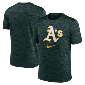 MLB アスレチックス Tシャツ ロゴ ベロシティ Short Sleeve Tee ナイキ/Nike プログリーン｜mlbshop