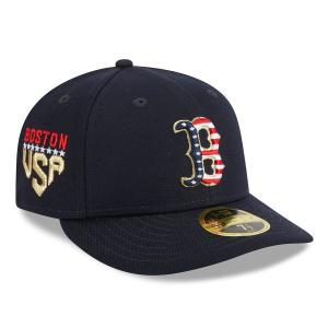 MLB レッドソックス キャップ 2023 独立記念日 4th of July 59FIFTY ロープロファイル ニューエラ/New Era ネイビー｜mlbshop