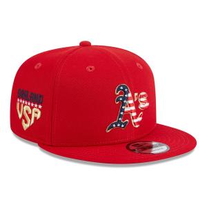 MLB アスレチックス キャップ 2023 独立記念日 4th of July 9FIFTY スナップバック ニューエラ/New Era レッド｜mlbshop