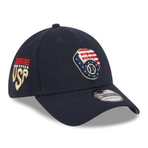 MLB ブリュワーズ キャップ 2023 独立記念日 4th of July 39THIRTY フレックス ニューエラ/New Era ネイビー｜mlbshop