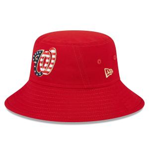 MLB ナショナルズ バケットハット 2023 独立記念日 4th of July キャップ ニューエラ/New Era レッド｜mlbshop