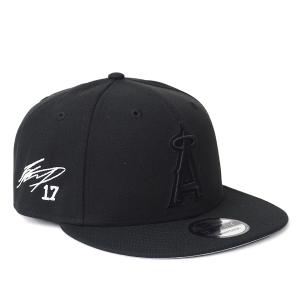 MLB 大谷翔平 エンゼルス キャップ Basic 9FIFTY Snapback サイン刺繍 ニューエラ/New Era ブラック｜mlbshop