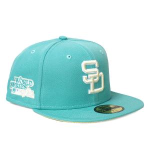 MLB パドレス キャップ ワールドシリーズ1984 59FIFTY Fitted Hat World Series ニューエラ/New Era クリアミント｜mlbshop