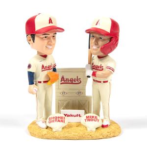 MLB 大谷翔平 ＆マイク・トラウト エンゼルス ボブルヘッド フィギュア シティーコネクト 【非売品】 23/07/01 25000個限定 SGA