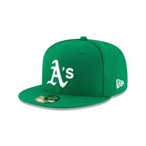 MLB アスレチックス キャップ オーセンティックコレクション オンフィールド 59FIFTY Hat ニューエラ/New Era オルタネート｜mlbshop
