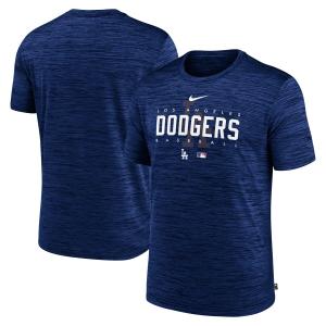 MLB ドジャース Tシャツ ドライフィット ヴェロシティ プラクティス Short Sleeve Tee ナイキ/Nike Deep Royal Blue｜mlbshop